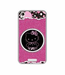 Amazon Brand - Solimo Designer Kitty with Glitter UV Printed Soft Back Case Mobile Cover for Lava Iris X1 Mini