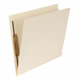 AmazonBasics End Tab Fastener Folder, 1 Fastener, Straight Cut Tab, Letter Size, 50 per Box