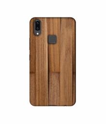 Amazon Brand - Solimo Designer Wooden Art 3D Printed Hard Back Case Mobile Cover for Vivo V9 / V9 Pro