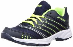 LEONE Men's Blue Running Shoes-8 UK (42 EU) (L606BLUE8)