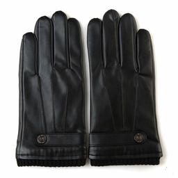 Winter Warm Lined Driving Motorcycle Dress Gloves For Men and Women Black