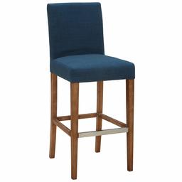 Amazon Brand – Stone & Beam Hartford Modern Denim-Style Fabric Kitchen Counter Bar Stool, 45