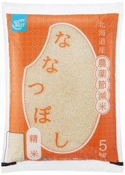 (Polished Rice) (Amazon Brand) Happy Belly Nanatsuboshi Rice, Product of Hokkaido, Reduced Pesticide, 11.0 lbs (5 kg), 2017 Harvest