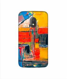 Amazon Brand - Solimo Designer Multicolor Squre Blocks 3D Printed Hard Back Case Mobile Cover for Motorola Moto G4 Play