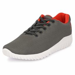 Fusefit Men's Aura Grey/Orange Running Shoes-6 UK (40 EU) (7 US) (FFR-346_6)