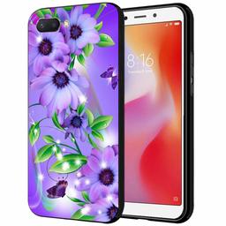 Amazon Brand - Solimo Designer Floral Printed Hard Back Case Mobile Cover for Xiaomi Redmi 6A (D1151)