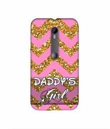 Amazon Brand - Solimo Designer Daddy's Girl 3D Printed Hard Back Case Mobile Cover for Motorola Moto G 3rd Generation