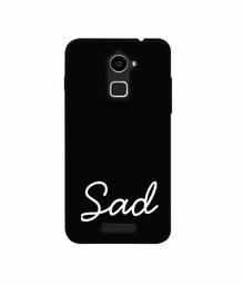 Amazon Brand - Solimo Designer Sad 3D Printed Hard Back Case Mobile Cover for Coolpad Note 3 Lite