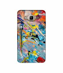 Amazon Brand - Solimo Designer Paint Texture 3D Printed Hard Back Case Mobile Cover for Samsung Galaxy J2 Prime