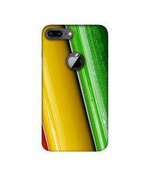 Amazon Brand - Solimo Designer Multicolor Plastic Paint 3D Printed Hard Back Case Mobile Cover for Apple iPhone 8 Plus (with Logo Cut)