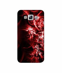 Amazon Brand - Solimo Designer Reddish Pattern 3D Printed Hard Back Case Mobile Cover for Samsung Galaxy E7