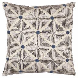 Amazon Brand – Rivet Transitional Tufted Dot Diamond Decorative Throw Pillow, 17