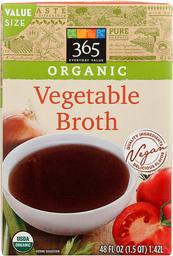 365 Everyday Value, Organic Vegetable Broth, 48 fl oz