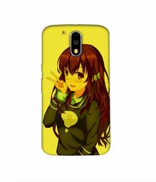 Amazon Brand - Solimo Designer DJ Girl Vector 3D Printed Hard Back Case Mobile Cover for Motorola Moto G4 Plus