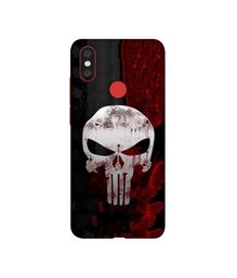 Amazon Brand - Solimo Designer Punisher Skull 3D Printed Hard Back Case Mobile Cover for Mi A2