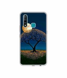 Amazon Brand - Solimo Designer Dark Night View UV Printed Soft Back Case Mobile Cover for Vivo Z1 Pro