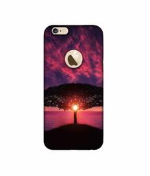 Amazon Brand - Solimo Designer Nature Digital Painting 3D Printed Hard Back Case Mobile Cover for Apple iPhone 6 / 6S (Logo Cut)