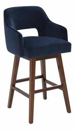 Amazon Brand – Rivet Malida Mid-Century Modern Open Back Swivel Kitchen Bar Stool, 41