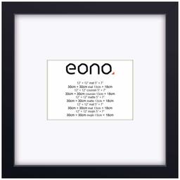 Eono Picture Frames Made of Solid Wood, Black