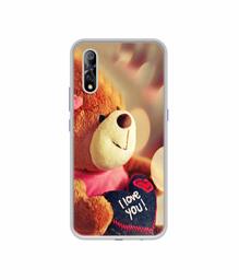 Amazon Brand - Solimo Designer Teddy Bear UV Printed Soft Back Case Mobile Cover for Vivo S1 / Vivo Z1x