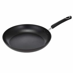 AmazonBasics Hard Anodized Non-Stick 12.5-Inch Skillet, Black