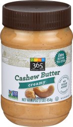 365 Everyday Value, Creamy Cashew Butter, 16 oz