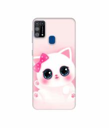 Amazon Brand - Solimo Designer Babby Kitty 3D Printed Hard Back Case Mobile Cover for Samsung Galaxy M31