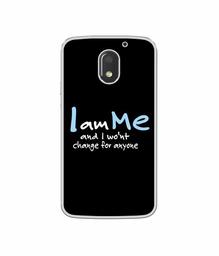 Amazon Brand - Solimo Designer Quotes UV Printed Soft Back Case Mobile Cover for Motorola Moto E3 Power