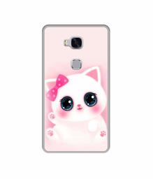 Amazon Brand - Solimo Designer Babby Kitty UV Printed Soft Back Case Mobile Cover for Huawei Honor 5X