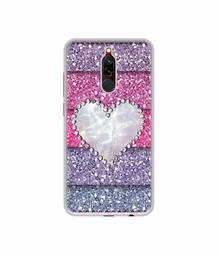 Amazon Brand - Solimo Designer Stone Heart UV Printed Soft Back Case Mobile Cover for Mi Redmi 8