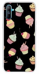 Amazon Brand - Solimo Designer Multicolor Cupcake Pattern Printed Soft Back Case Mobile Cover for Realme C3