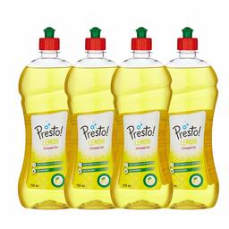 Amazon Brand - Presto! Dish wash Gel - 750 ml (Pack of 4)