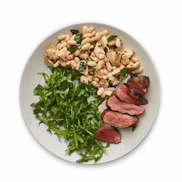 AMAZON Tuscan-Style Steak With Roasted Lemon And Cannellini Beans, 34 OZ