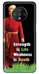 Amazon Brand - Solimo Designer Vivekanandha Quote 3D Printed Hard Back Case Mobile Cover for OnePlus 7T