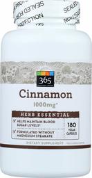 365 Everyday Value, Cinnamon 1000mg, 180 ct