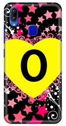 Amazon Brand - Solimo Designer Heart Pattern Alphabet-O 3D Printed Hard Back Case Mobile Cover for Vivo Y93