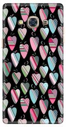 Amazon Brand - Solimo Designer Heart Art Vectors Black Pattern Design 3D Printed Hard Back Case Mobile Cover for Samsung Galaxy J3 Pro