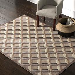 Amazon Brand – Rivet Motion Modern Grid Pop Runner Rug