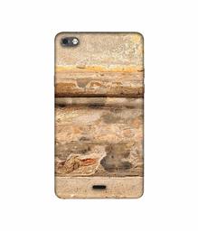 Amazon Brand - Solimo Designer Rushed Marble 3D Printed Hard Back Case Mobile Cover for Micromax Canvas Sliver 5 Q450