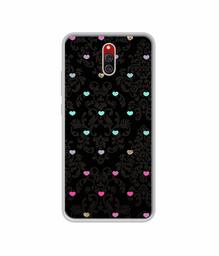 Amazon Brand - Solimo Designer Heart Texture UV Printed Soft Back Case Mobile Cover for Xiaomi Redmi 8A Dual