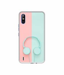 Amazon Brand - Solimo Designer Head Phone UV Printed Soft Back Case Mobile Cover for Tecno Spark Go