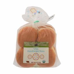 365 EVERYDAY VALUE Organic Hamburger White Buns 8ct, 15 OZ (Frozen)