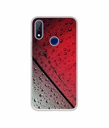 Amazon Brand - Solimo Designer Water Drop On Glass UV Printed Soft Back Case Mobile Cover for Gionee F9 Plus