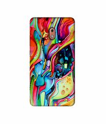 Amazon Brand - Solimo Designer Multicolor Drop 3D Printed Hard Back Case Mobile Cover for Nokia 2.1