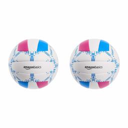 AmazonBasics Recreational Volleyball - Size 5, 2-Pack (Renewed)