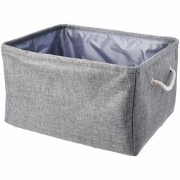 AmazonBasics Fabric Storage Basket with Handles