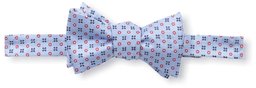 Franklin Tailored Men's Flower Bow Tie, Light Blue