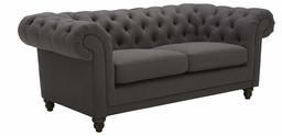 Amazon Brand – Stone & Beam Bradbury Chesterfield Tufted Loveseat Sofa Couch, 78.7