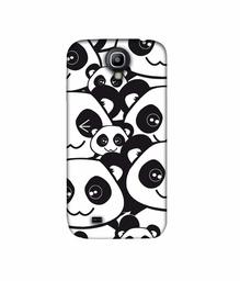 Amazon Brand - Solimo Designer Panda Texture 3D Printed Hard Back Case Mobile Cover for Samsung Galaxy S4 GT i9500