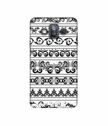 Amazon Brand - Solimo Designer Black Multi Patterns 3D Printed Hard Back Case Mobile Cover for Samsung Galaxy J7 Duo